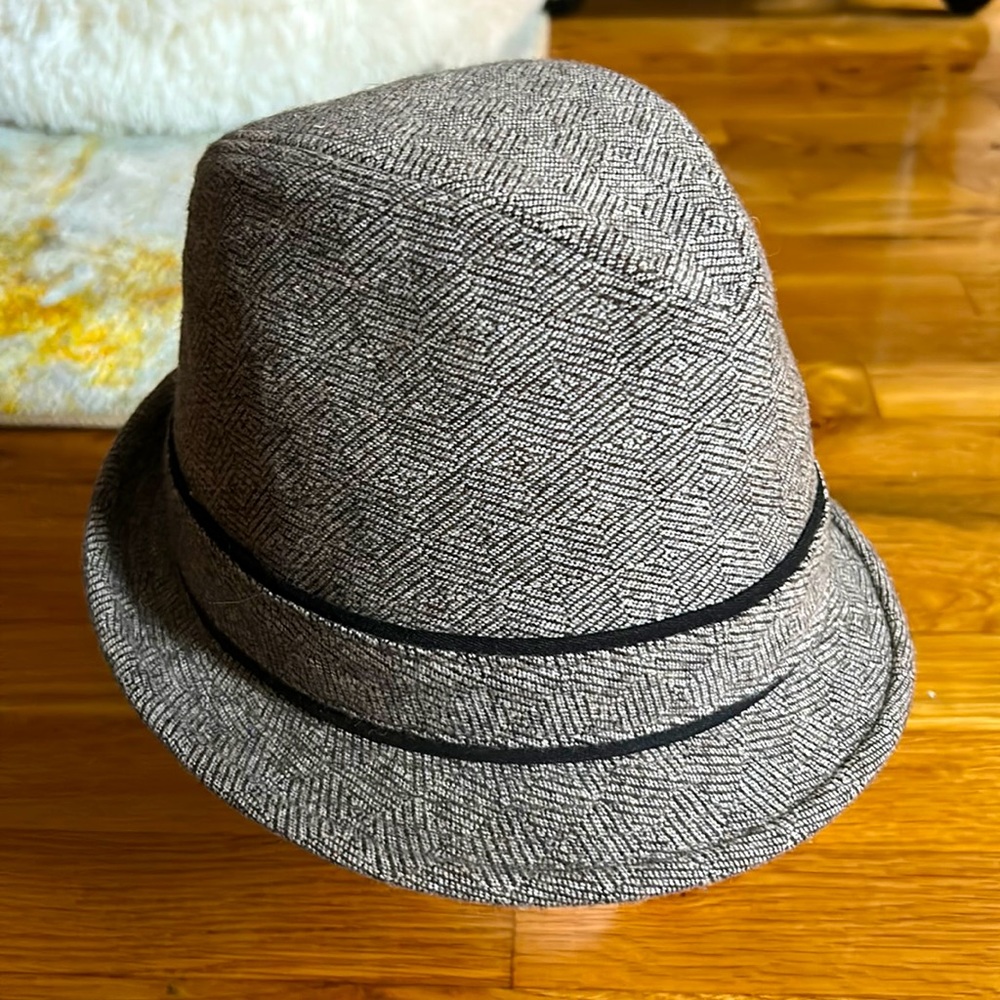 This tweed fedora is a great fall/winter hat.